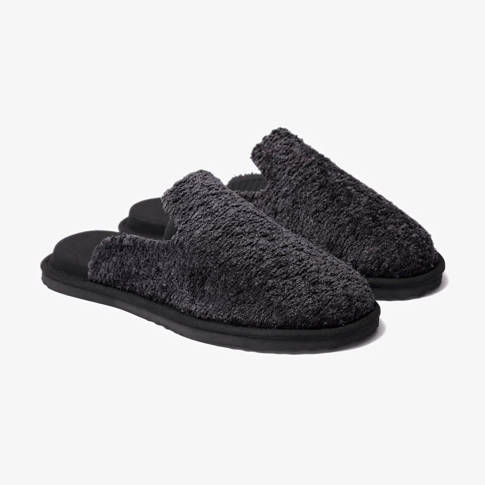 NWOT LUSSO Draper Bouclé Slippers in Thuma Graphite